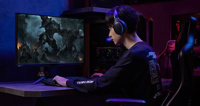 Ein Spieleszenario zeigt die KI-Geräuschunterdrückung in zwei Richtungen
